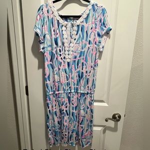 Lilly Pulitzer Rebel Short Sleeve Skort Romper